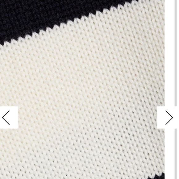 NWOT VINCE WOMENS OVERSIZED STRIPED ROLL NECK SWEATER - Picture 4 of 9